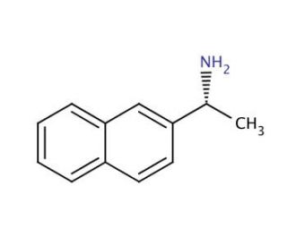 (R)-(&plus;)-1-(2-Naphthyl)ethylamine (CAS 3906-16-9) - chemical structure image