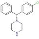 (R)-1-[(4-Chlorophenyl)phenylmethyl]piperazine (CAS 300543-56-0) - chemical structure image