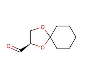 (R)-1,4-Dioxaspiro[4.5]decane-2-carboxaldehyde (CAS 78008-36-3) - chemical structure image