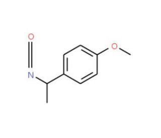 (R)-(&plus;)-1-(4-Methoxyphenyl)ethyl isocyanate - chemical structure image