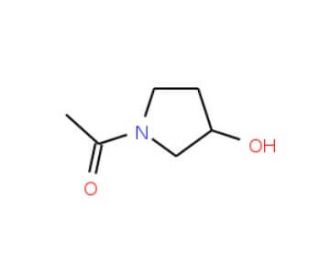 (R)-1-Acetyl-3-pyrrolidinol (CAS 916733-17-0) - chemical structure image
