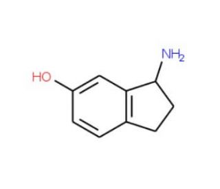 (R)-(&minus;)-1-Amino-6-hydroxyindan (CAS 169105-01-5) - chemical structure image