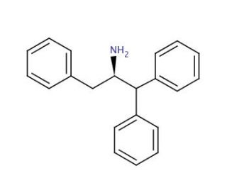 (R)-(&plus;)-1-Benzyl-2,2-diphenylethylamine (CAS 94964-58-6) - chemical structure image