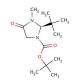 (R)-(+)-1-Boc-2-tert-butyl-3-methyl-4-imidazolidinone (CAS 119838-44-7) - chemical structure image