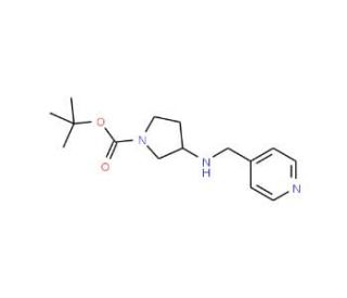 (R)-1-Boc-3-N-(Pyridin-4-ylmethyl)-amino-pyrrolidine - chemical structure image