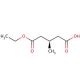 (R)-1-Ethyl hydrogen 3-methylglutarate (CAS 72594-19-5) - chemical structure image
