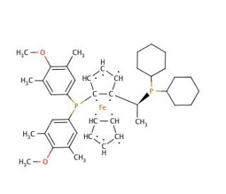 (R)-1-{(SP)-2-[Bis(4-methoxy-3,5-dimethylphenyl)phosphino]ferrocenyl}ethyldicyclohexylphosphine (CAS 360048-63-1) - chemical