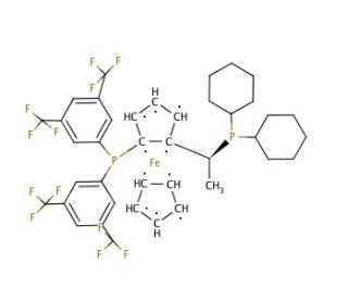 (R)-1-{(SP)-2-[Bis[3,5-bis(trifluoromethyl)phenyl]phosphino]ferrocenyl}ethyldicyclohexylphosphine (CAS 292638-88-1) - chemica
