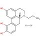 R(−)-2,10,11-Trihydroxy-N-propyl-noraporphine hydrobromide (CAS 77630-02-5) - chemical structure image