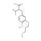 (R)-2-[3-(3-Methoxypropoxy)-4-methoxybenzyl]-3-methyl-butyric acid (CAS 172900-71-9) - chemical structure image