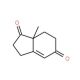 (R)-2,3,7,7a-tetrahydro-7a-methyl-1H-Indene-1,5(6H)-dione (CAS 17553-89-8) - chemical structure image