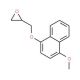 (R)-2-[[(4-Methoxy-1-naphthalenyl)oxy]methyl]oxirane - chemical structure image