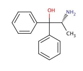 (R)-(&plus;)-2-Amino-1,1-diphenyl-1-propanol (CAS 78603-93-7) - chemical structure image