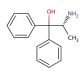 (R)-(+)-2-Amino-1,1-diphenyl-1-propanol (CAS 78603-93-7) - chemical structure image