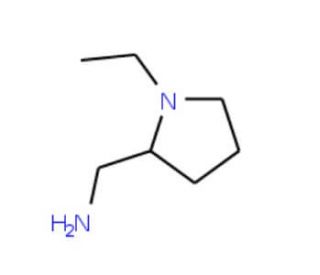 (R)-(&plus;)-2-Aminomethyl-1-ethylpyrrolidine (CAS 22795-97-7) - chemical structure image