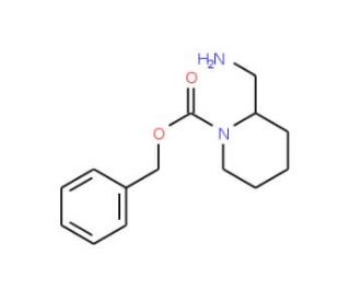 (R)-2-Aminomethyl-1-N-Cbz-piperidine - chemical structure image