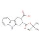 (R)-2-Boc-1,2,3,4-tetrahydronorharmane-3-carboxylic acid (CAS 123910-26-9) - chemical structure image