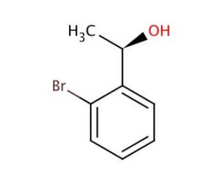(R)-(&plus;)-2-Bromo-&alpha;-methylbenzyl alcohol (CAS 76116-20-6) - chemical structure image