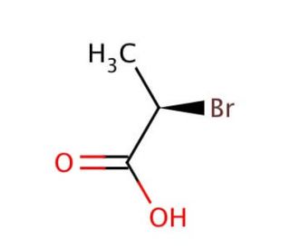 (R)-(&plus;)-2-Bromopropionic acid (CAS 10009-70-8) - chemical structure image