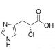 (R)-(+)-2-Chloro-3-[4(5)-imidazolyl]propionic Acid (CAS 17561-27-2) - chemical structure image