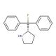 (R)-(+)-2-(Fluorodiphenylmethyl)pyrrolidine (CAS 352535-00-3) - chemical structure image