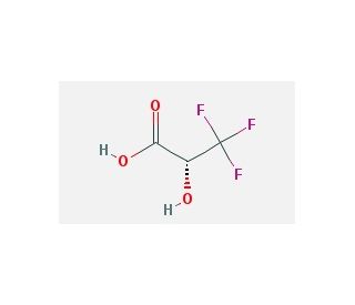 (R)-2-Hydroxy-3,3,3-trifluoropropionic acid (CAS 121250-04-2) - chemical structure image