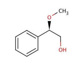 (R)-(&minus;)-2-Methoxy-2-phenylethanol (CAS 17628-72-7) - chemical structure image