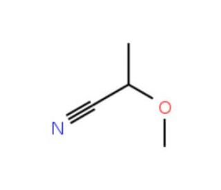 (R)-(&plus;)-2-Methoxypropionitrile (CAS 64531-49-3) - chemical structure image