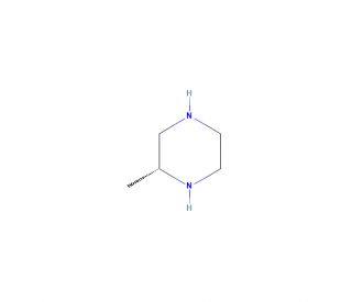 (R)-2-Methyl piperazine (L)tataric acid salt (CAS 126458-16-0) - chemical structure image