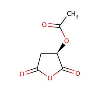 (R)-2-O-Acetylmalic Anhydride (CAS 79814-40-7) - chemical structure image