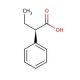 (R)-(−)-2-Phenylbutyric acid (CAS 938-79-4) - chemical structure image