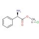 (R)-(−)-2-Phenylglycine methyl ester hydrochloride (CAS 19883-41-1) - chemical structure image