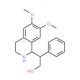 (R*)-2-((R*)-6,7-Dimethoxy-1,2,3,4-tetrahydro-isoquinolin-1-yl)-2-phenyl-ethanol (CAS 548443-18-1) - chemical structure image