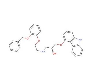 (R)-(&plus;)-2&prime;-O-Benzyloxy-2-O-desmethylcarvedilol - chemical structure image