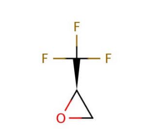(R)-(&plus;)-3,3,3-Trifluoro-1,2-epoxypropane (CAS 143142-90-9) - chemical structure image