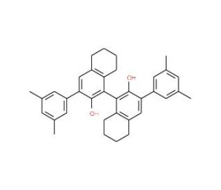 (R)-(&minus;)-3,3&prime;-Bis(3,5-dimethylphenyl)-5,5&prime;,6,6&prime;,7,7&prime;,8,8&prime;-octahydro-1,1&prime;-bi-2-naphthol - chemical structure image