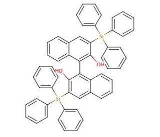 (R)-3,3&prime;-Bis(triphenylsilyl)-1,1&prime;-bi-2-naphthol (CAS 111822-69-6) - chemical structure image