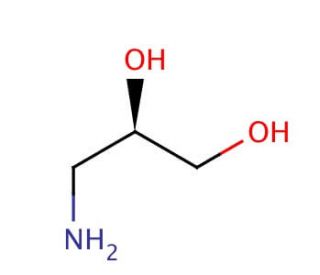 (R)-3-Amino-1,2-propanediol (CAS 66211-46-9) - chemical structure image