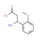 (R)-3-Amino-3-(2-methoxyphenyl)propionic acid (CAS 780034-13-1) - chemical structure image