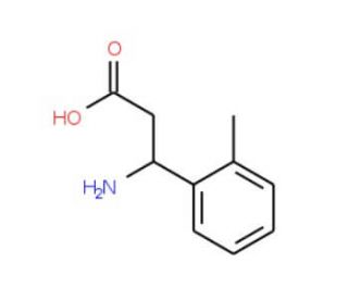 (R)-3-Amino-3-(2-methylphenyl)propionic acid (CAS 752198-38-2) - chemical structure image