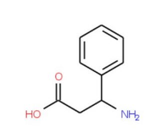 (R)-3-Amino-3-phenylpropionic acid (CAS 83649-48-3) - chemical structure image