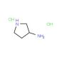 (R)-3-Amino-pyrrolidine dihydrochloride (CAS 116183-81-4) - chemical structure image