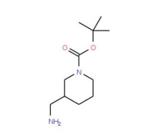 (R)-3-Aminomethyl-1-N-Boc-piperidine (CAS 140645-23-4) - chemical structure image