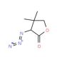(R)-3-Azido-4,4-dimethyldihydrofuran-2(3H)-one (CAS 874304-48-0) - chemical structure image