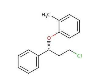 (R)-3-Chloro-1-phenyl-1-(2-methylphenoxy)propane (CAS 114446-47-8) - chemical structure image
