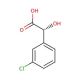 (R)-(−)-3-Chloromandelic acid (CAS 61008-98-8) - chemical structure image