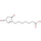 (R)-(+)-3-Hydroxy-5-oxo-1-cyclopentene-1-heptanoic acid (CAS 54996-33-7) - chemical structure image