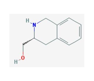 (R)-3-Hydroxymethyl-1,2,3,4-tetrahydroisoquinoline (CAS 62855-02-1) - chemical structure image