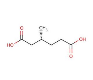 (R)-(&plus;)-3-Methyladipic acid (CAS 623-82-5) - chemical structure image