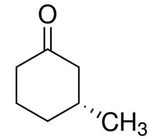 (R)-(&plus;)-3-Methylcyclohexanone (CAS 13368-65-5) - chemical structure image